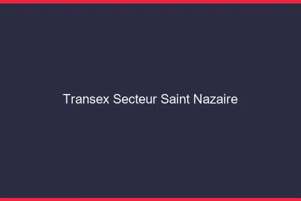 Transex Secteur Saint-Nazaire