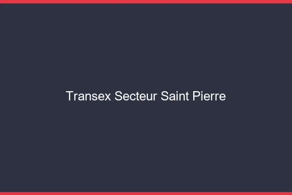 Transex Secteur Saint-Pierre
