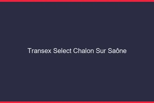 Transex Select Chalon-sur-Saône