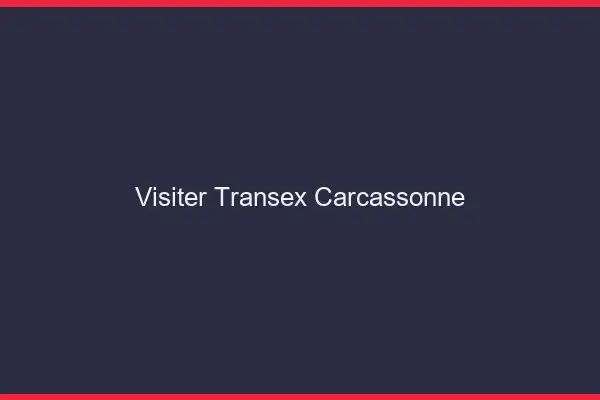 Visiter Transex Carcassonne