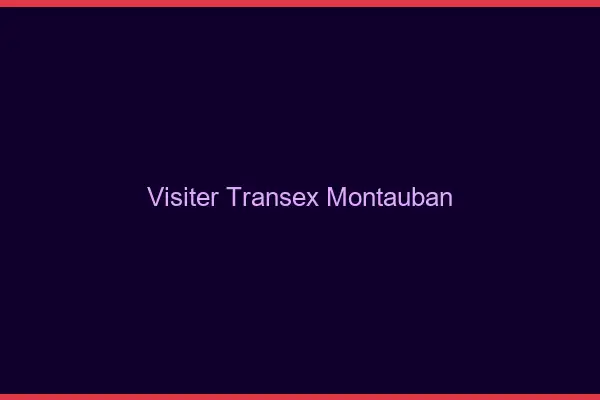Visiter Transex Montauban