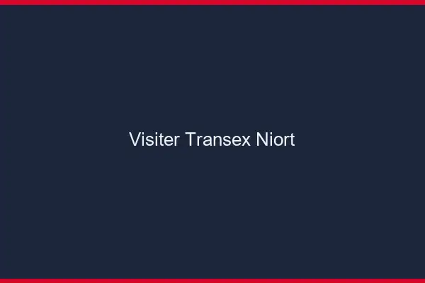 Visiter Transex Niort