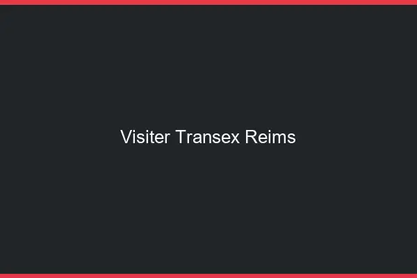 Visiter Transex Reims