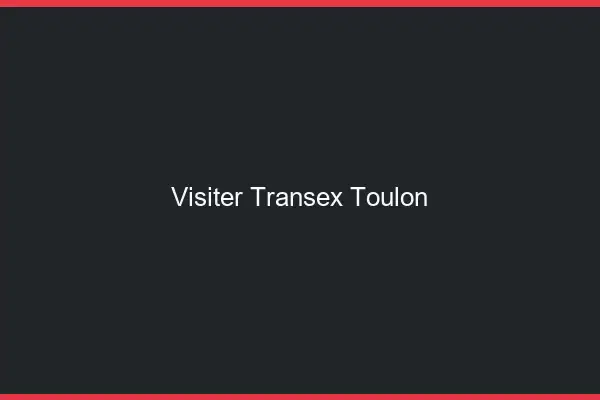 Visiter Transex Toulon