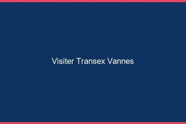 Visiter Transex Vannes