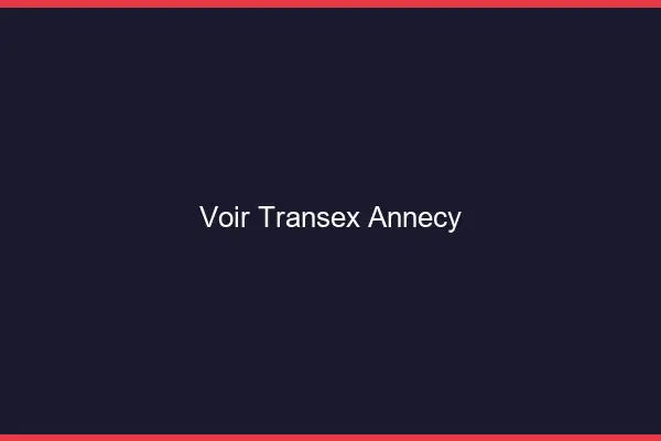 Voir Transex Annecy