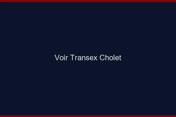Voir Transex Cholet