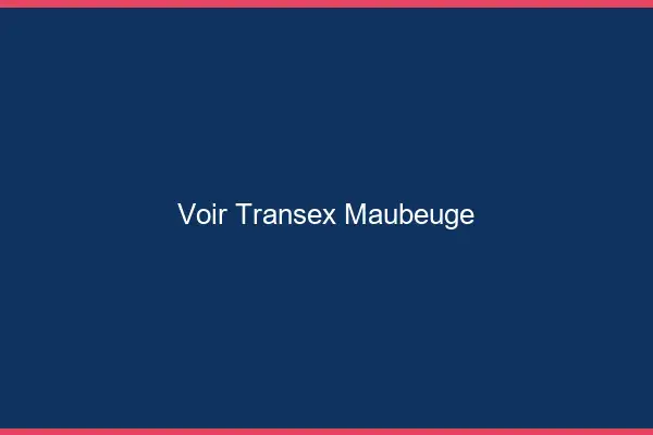 Voir Transex Maubeuge