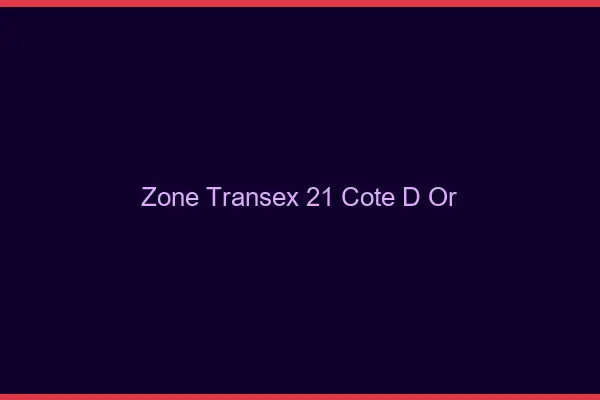 Zone Transex 21 Cote D Or