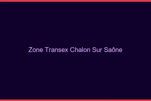 Zone Transex Chalon-sur-Saône