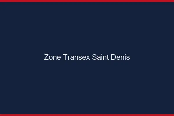 Zone Transex Saint-Denis
